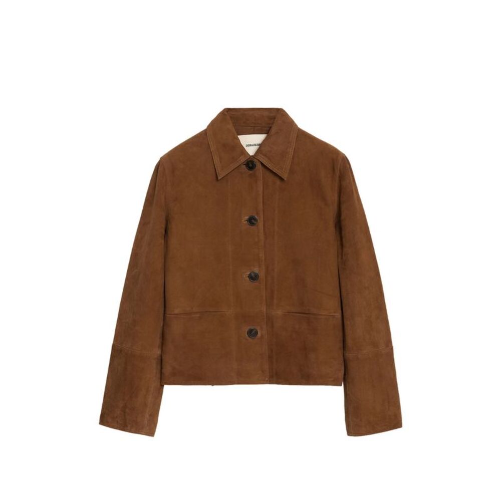 Zadig & Voltaire Brown Jackets - Leather Jackets Women
